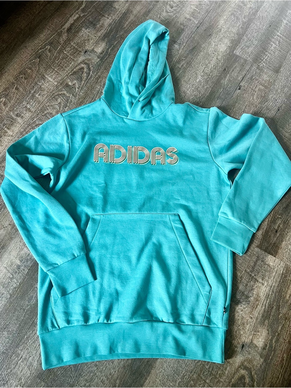 Adidas Men's Fleece Active Hoodie-Size Large Tall